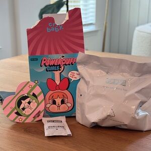 Pop Mart CryBaby Power Puff - Buttercup Plush Pendant